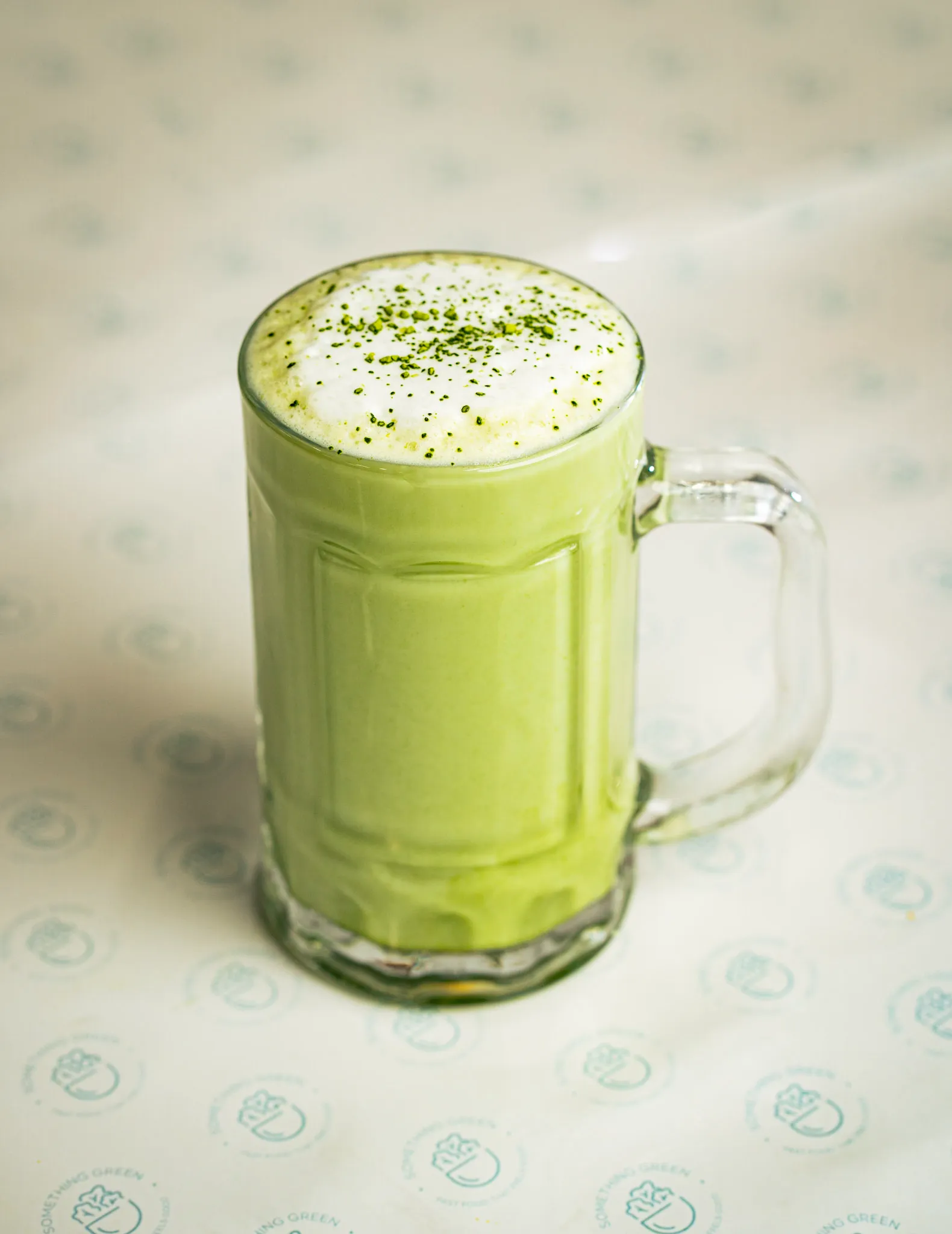 Healthy Fast Food Something Green Hot Matcha Latte