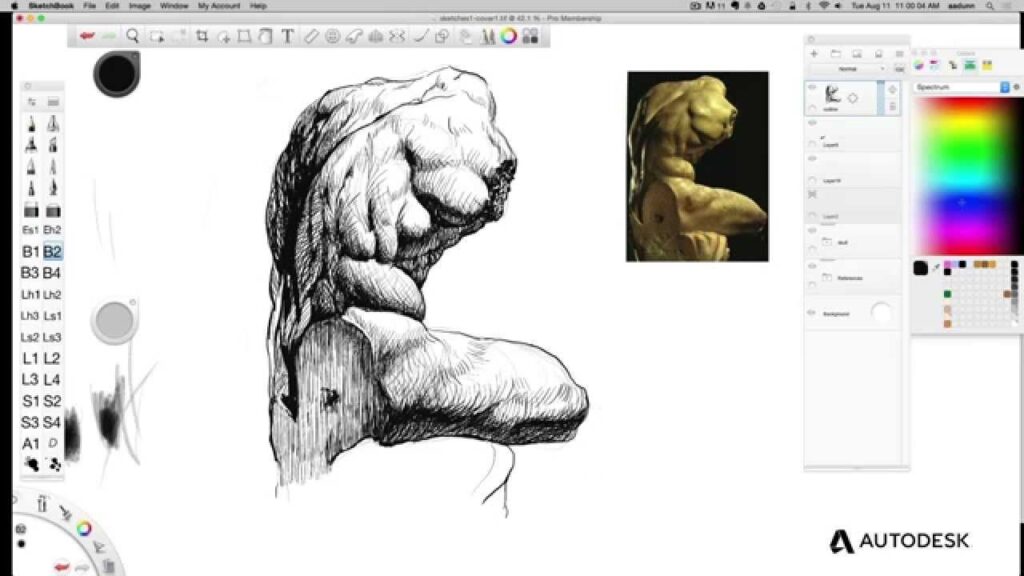 best digital art software - Autodesk SketchBook