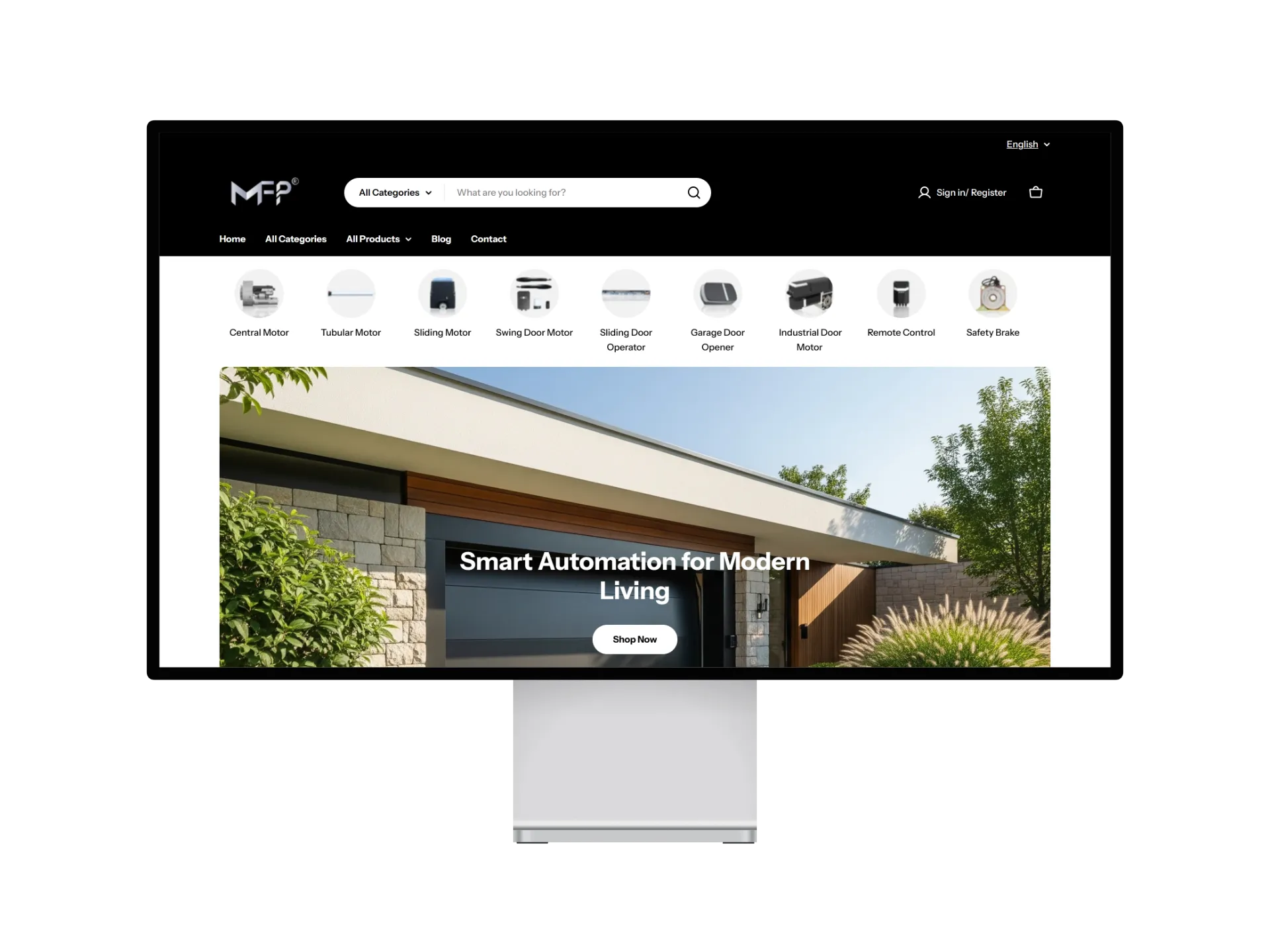 Client website design and development project for international markets