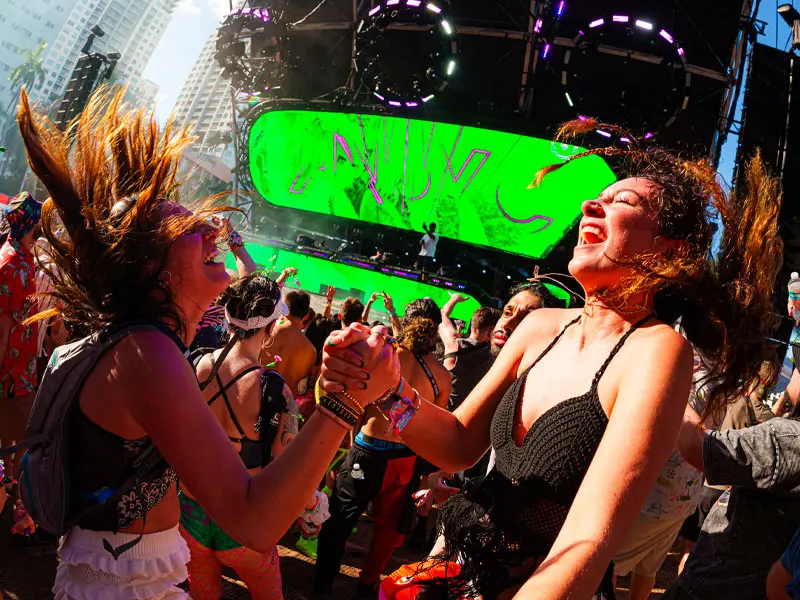 Party Goers at Ultra 2024