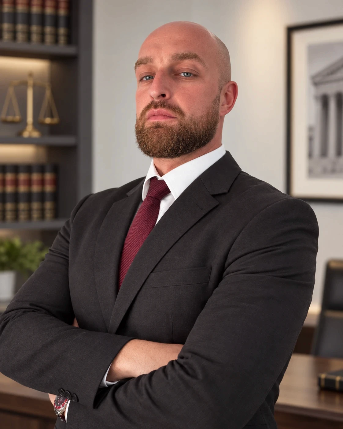 Retrato do Dr. Leonardo Taffarel, advogado especializado em Direito Civil