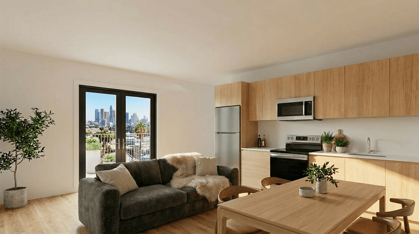 A mockup of Freelio's mobile app