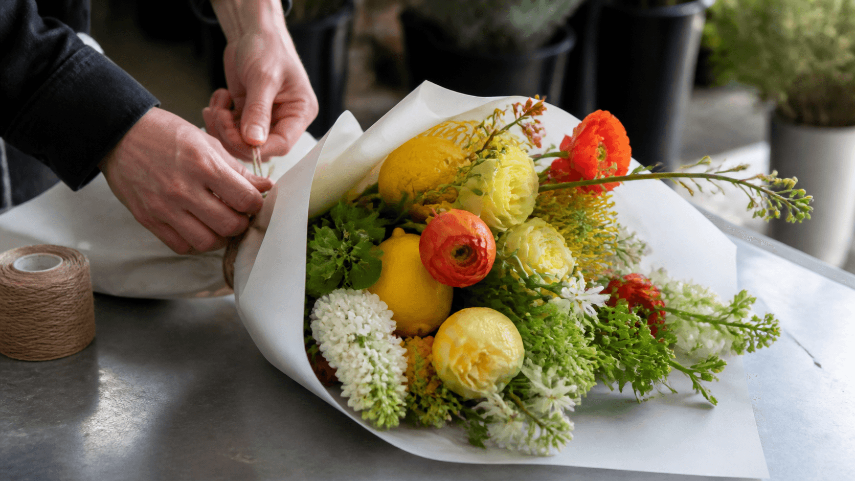 Seasonal flower study from the atelier