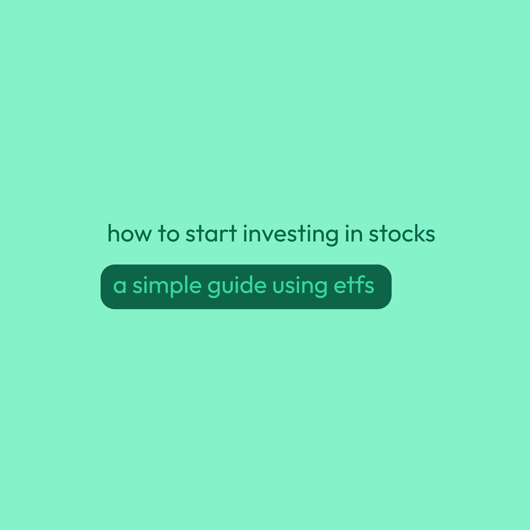 investing in stocks
