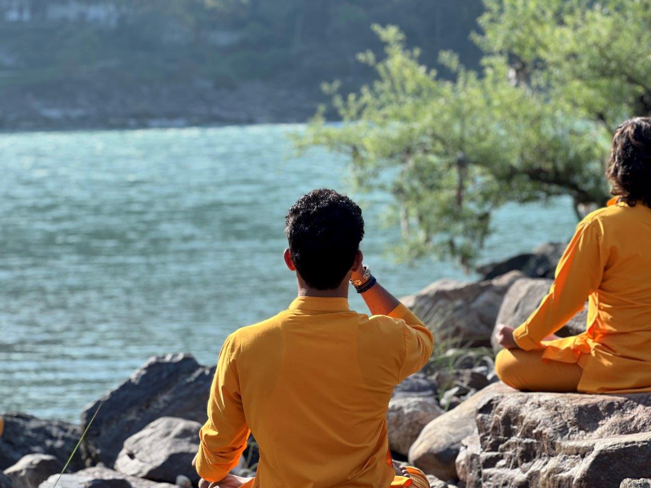 yoga near ganga