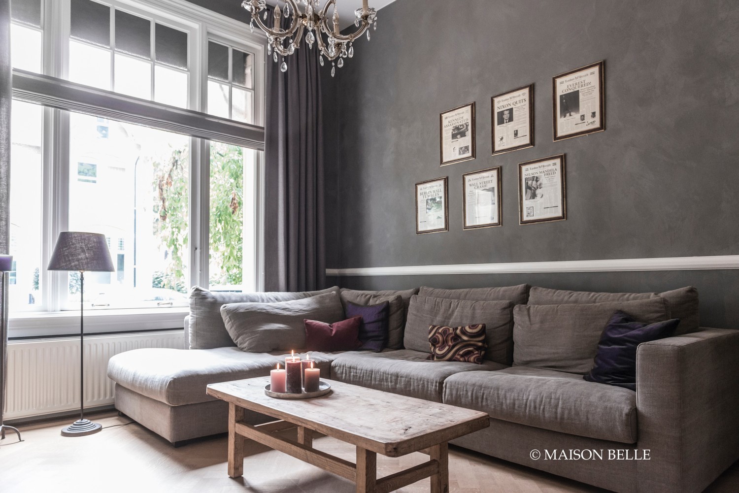 gallery wall klassiek interieur 