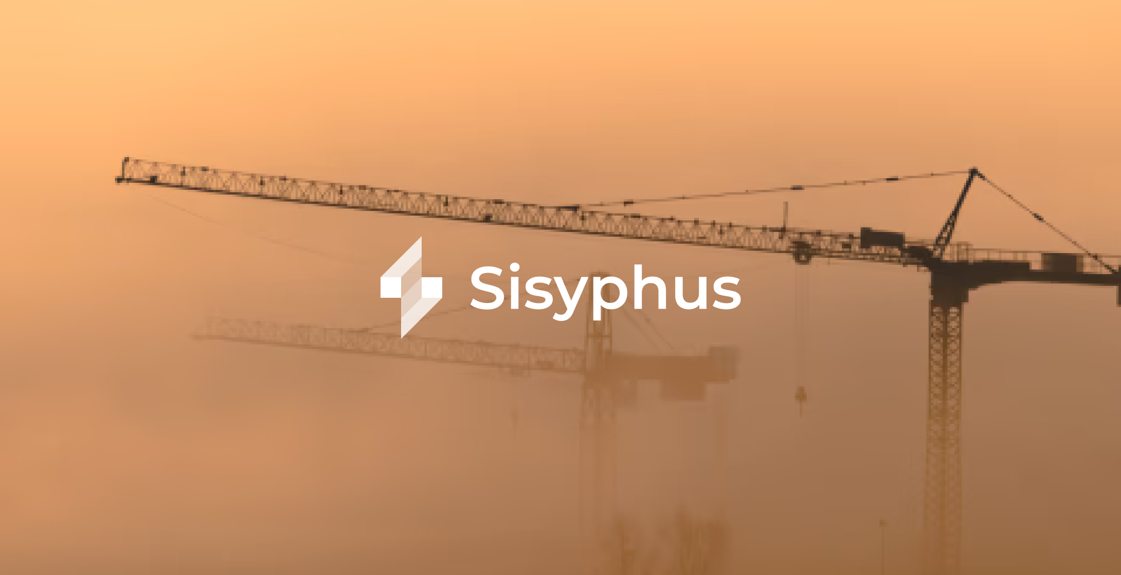 Cranes in fog