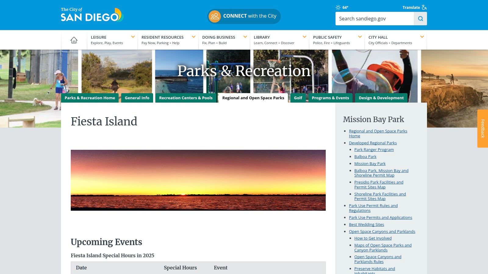 Fiesta Island Off‑Leash Area (Mission Bay Park)