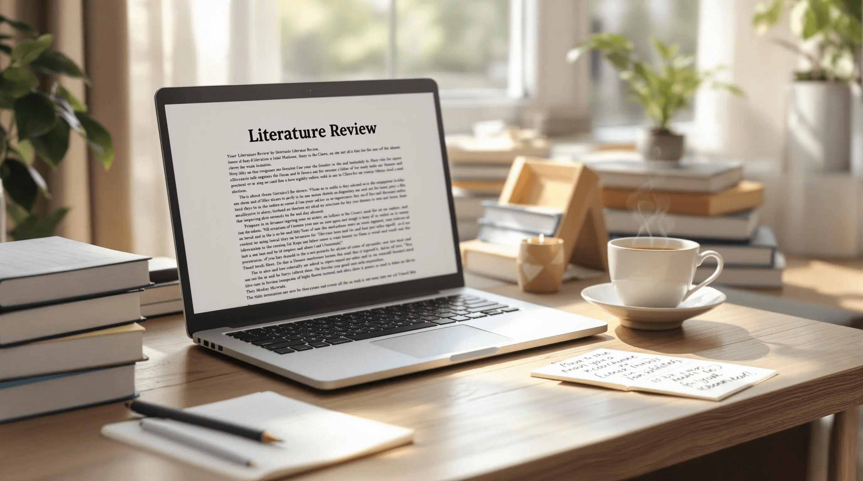 person working - How Long Should A Literature Review Be