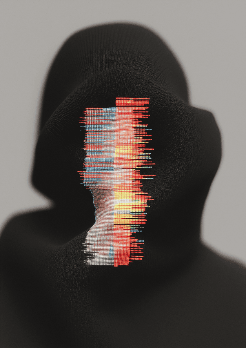 Abstract Digital Silhouette