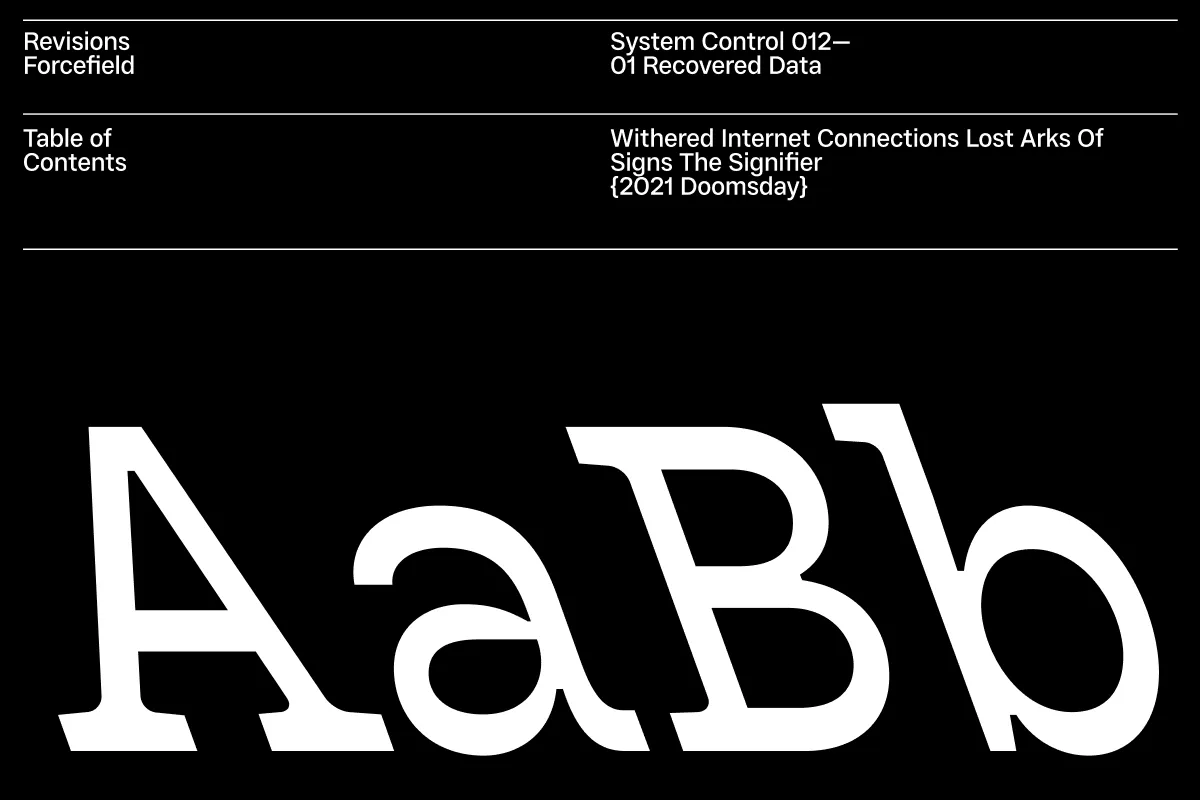 Bardamu font in use