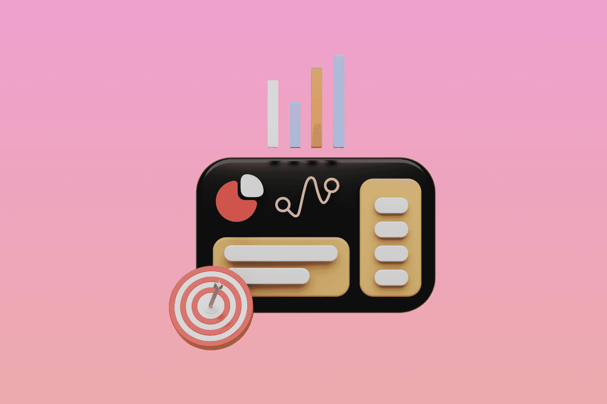 Screen from a fictional website on a purple gradient background