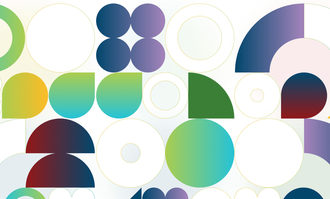 Abstract colourful shapes