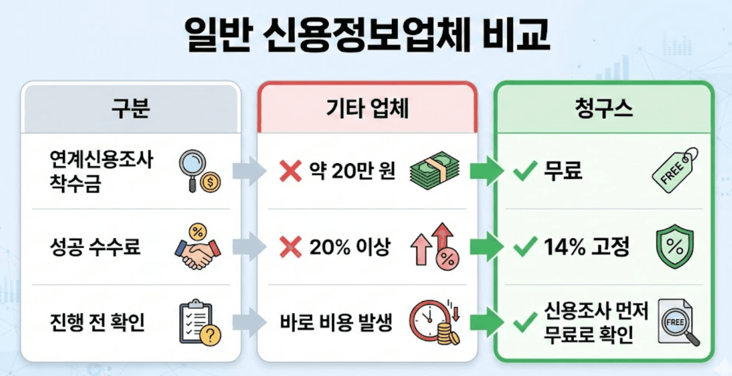 청구스 채권 추심 수수료
