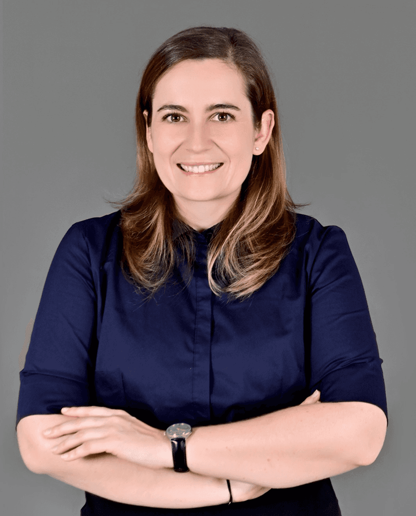 Businesswoman smiling