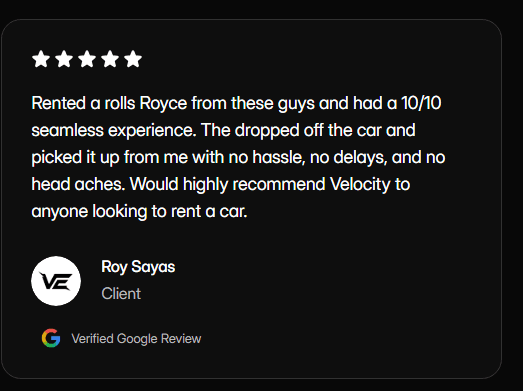 Google review screenshot