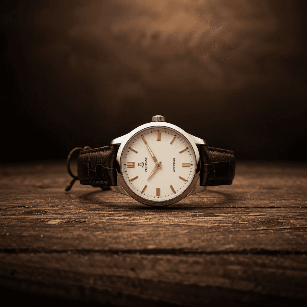 product photography of a wristwatch