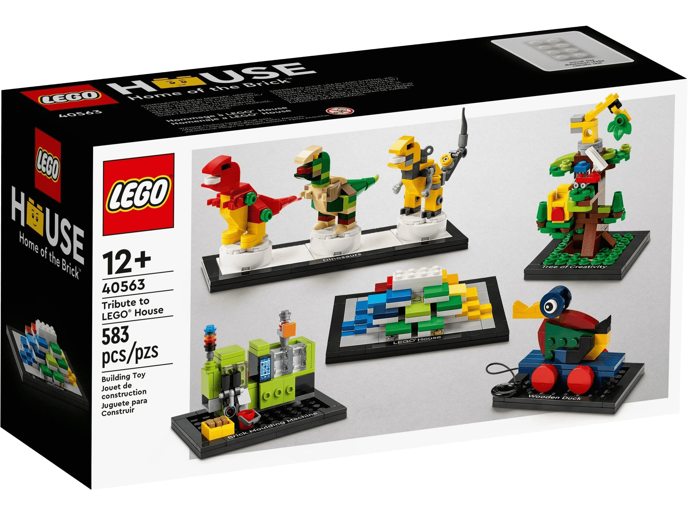 LEGO® Tribute to LEGO House (sett 40563) - modellen fra en annen vinkel, Brikkenerd