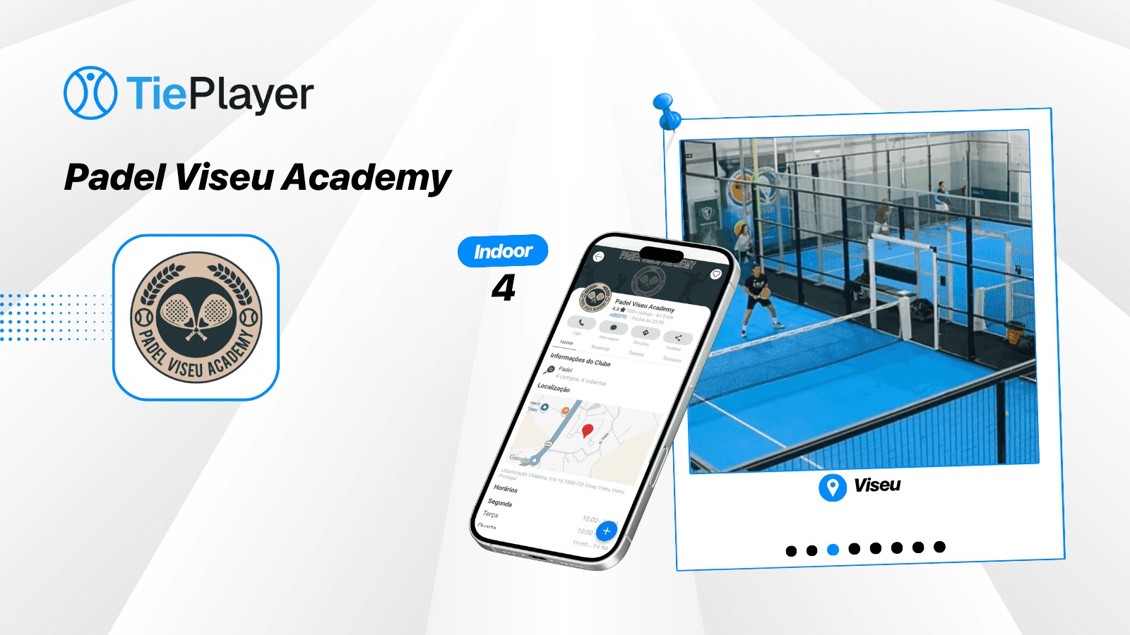 Reserva campo de padel no Padel Viseu Academy