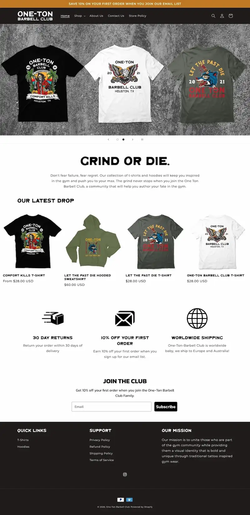Seven Barrels Website Redesign 2021 Home Page