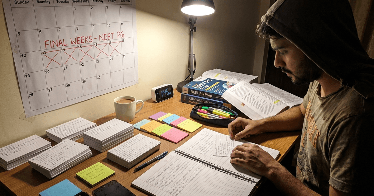 Cover: NEET PG Revision Strategy 2026: What to Revise When the Exam Is Close