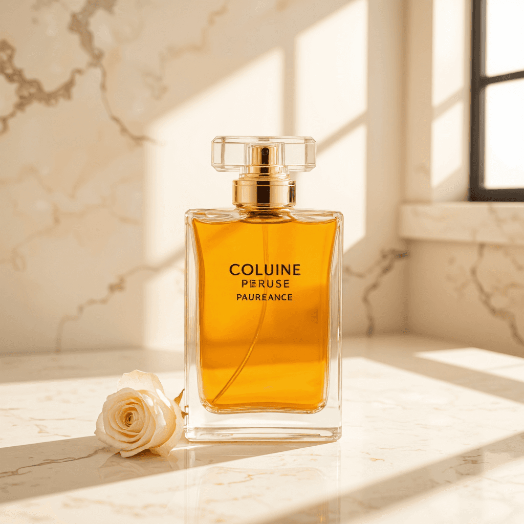product photography of perfume