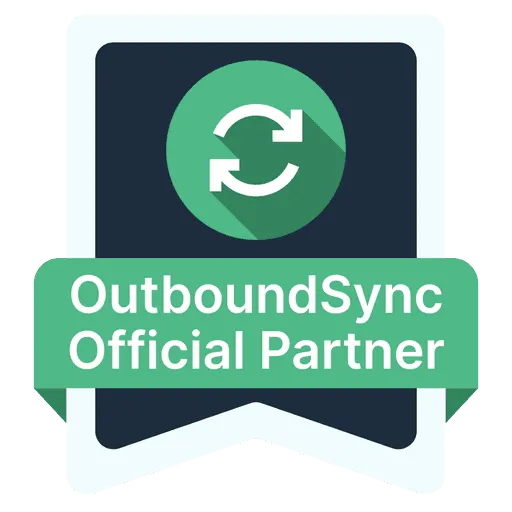 OutboundSync official partner badge