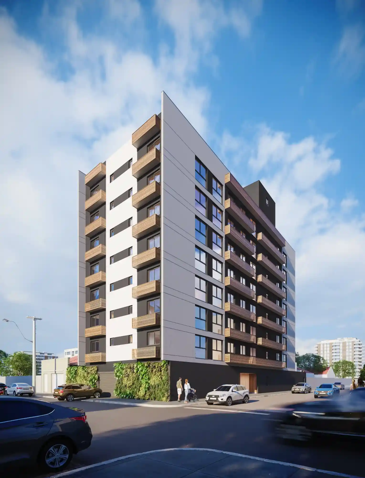 Fachada diurna Moon Residencial Pelotas