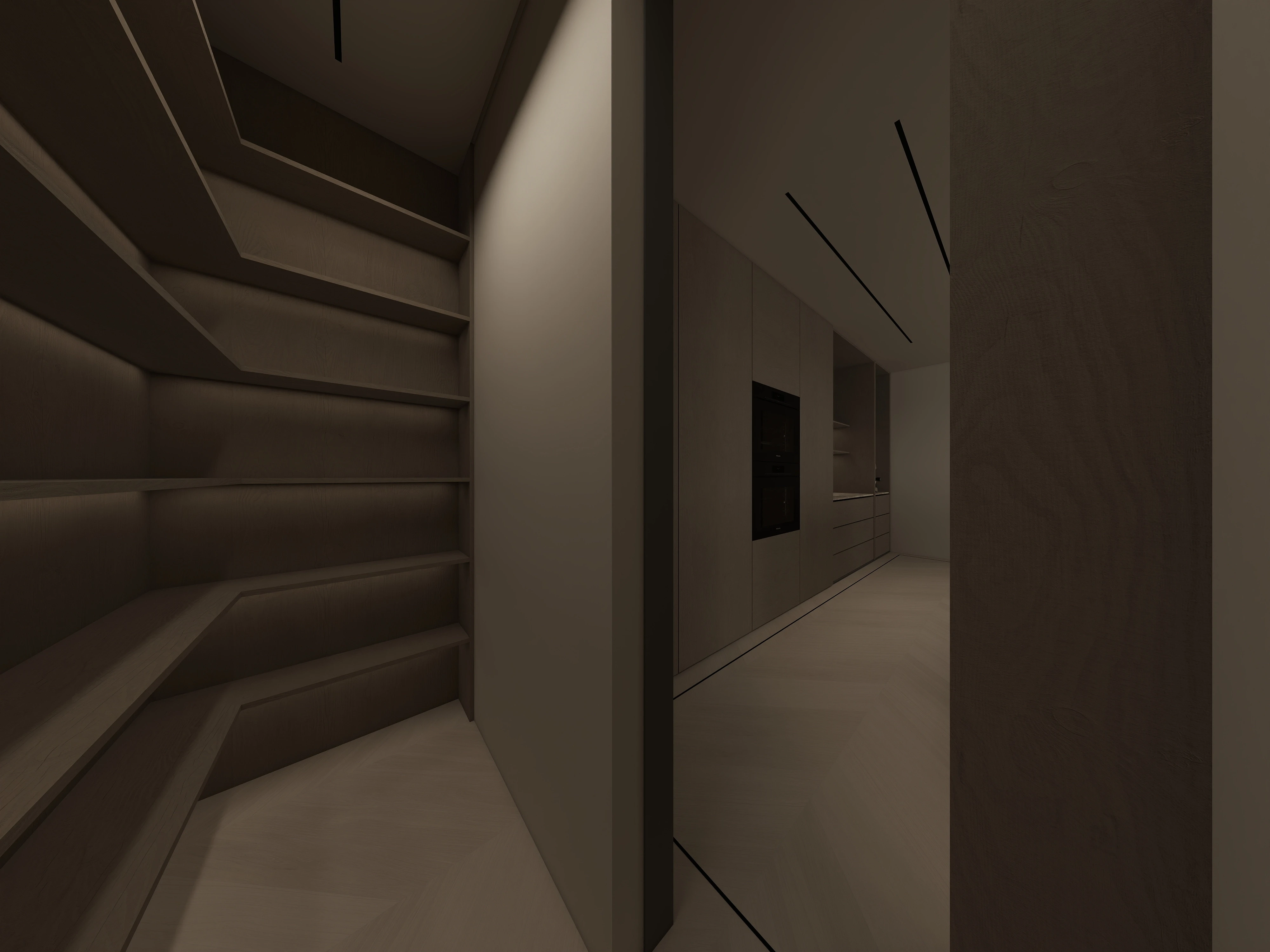 Ontwerp keuken pantry