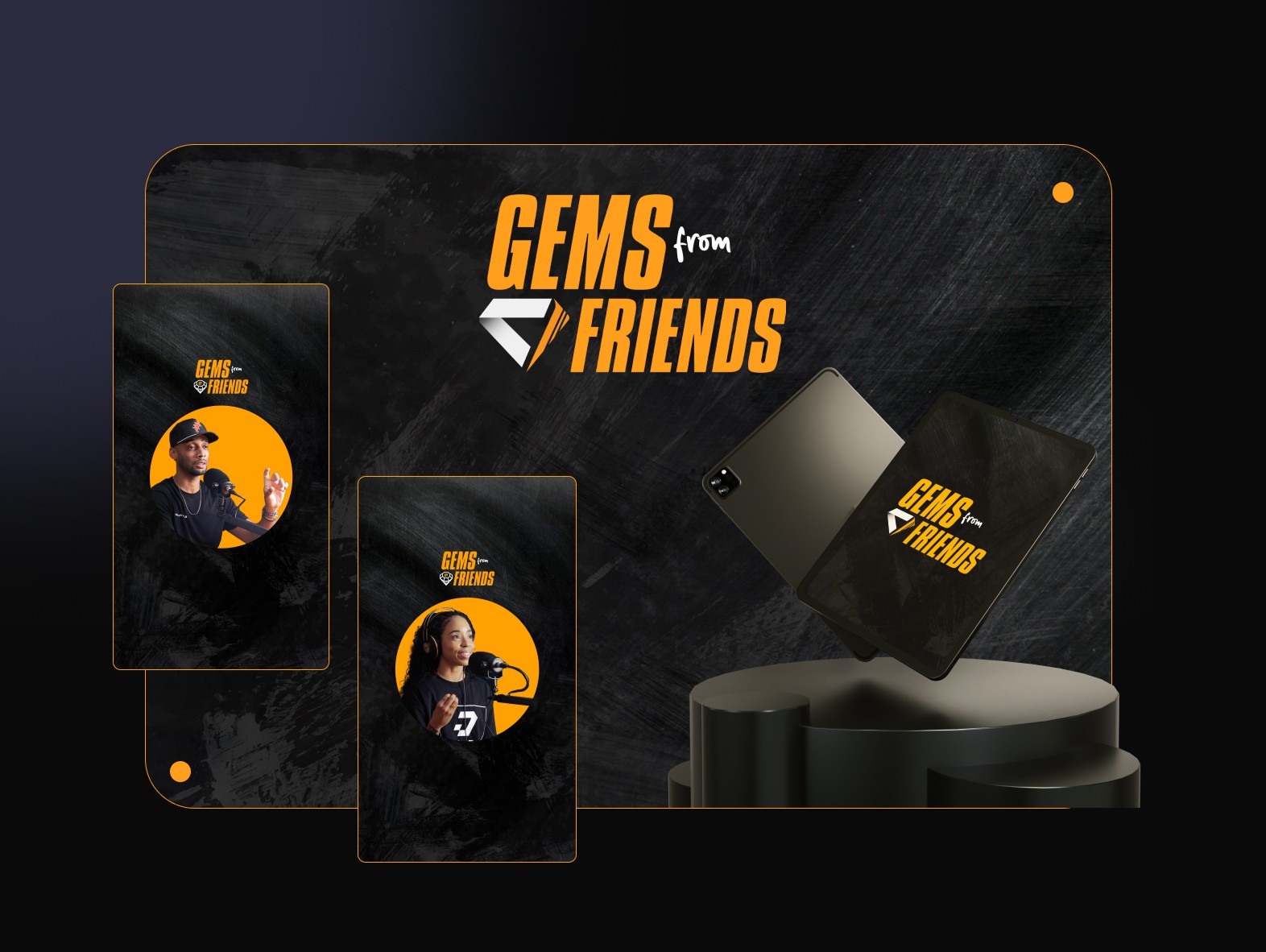 Gems From Friends Logo & Branding