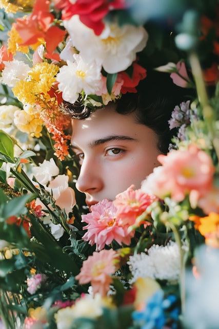 blooming portrait