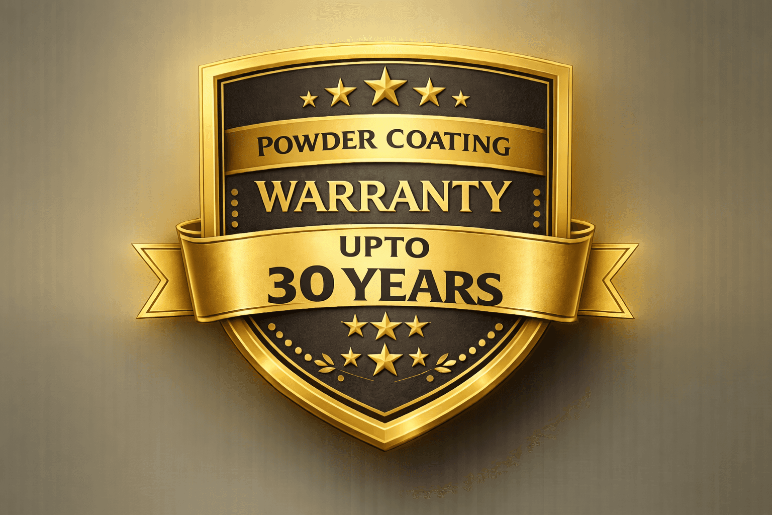 Quality control inspection for powder coated parts