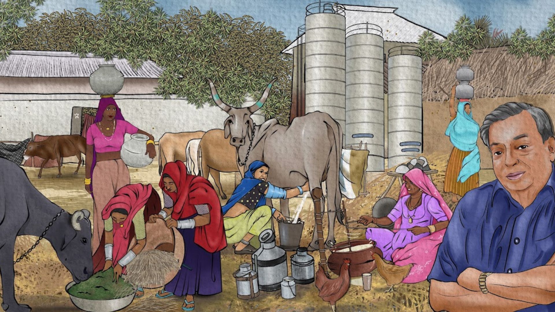 White Revolution India by Rare Ideas