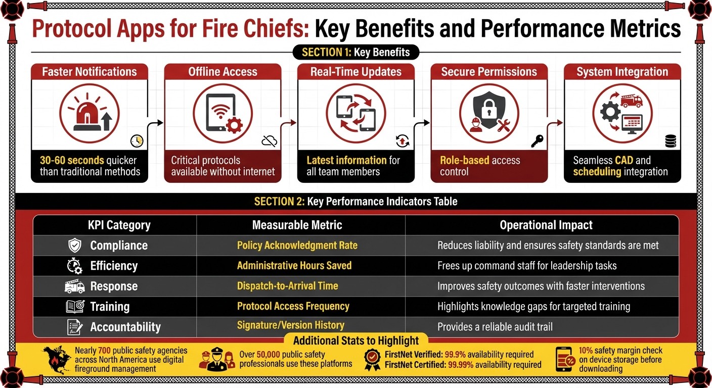 Protocol App Pricing Plans and Key Performance Metrics for Fire Departments