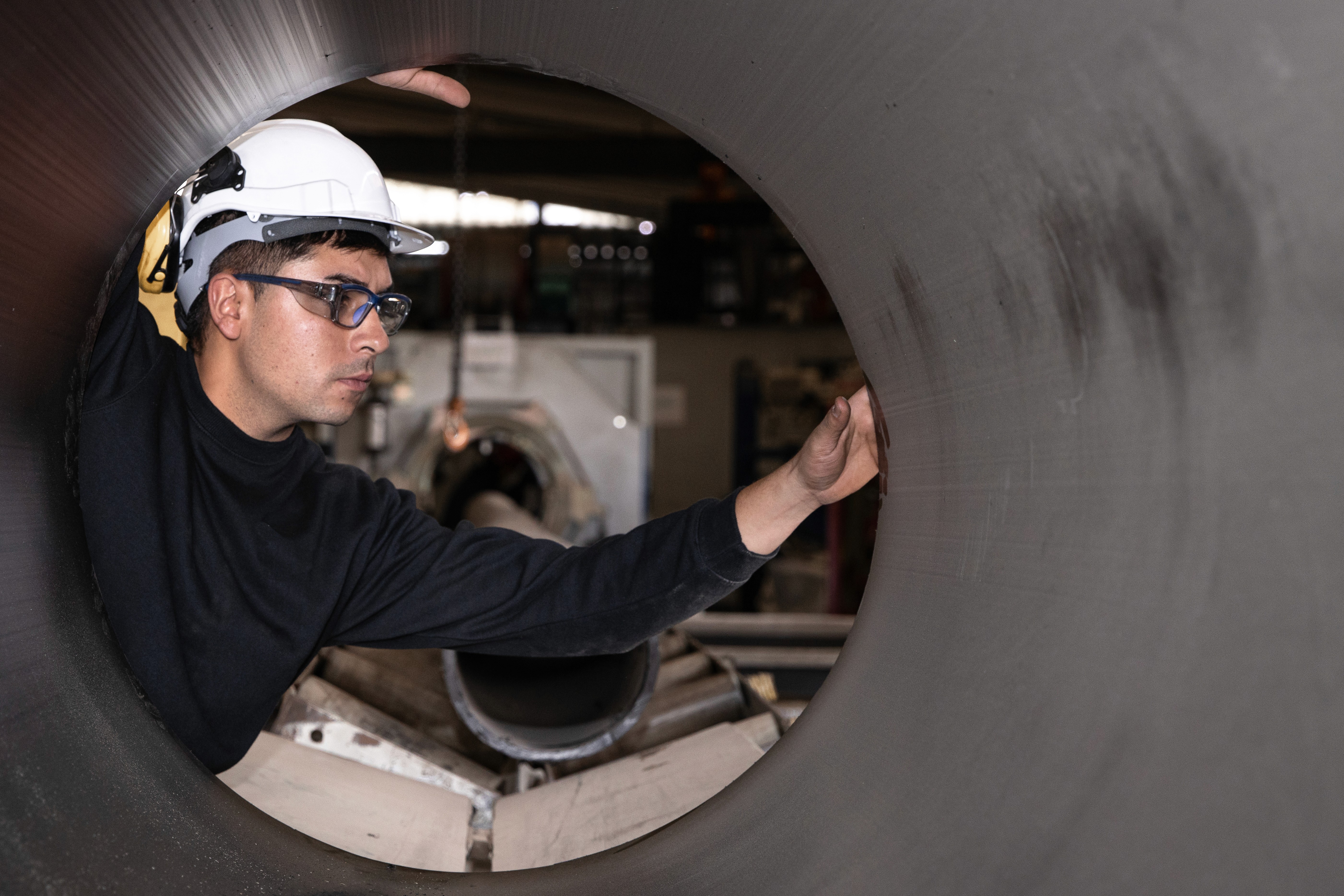 People celebrating, red stickers floating in the air