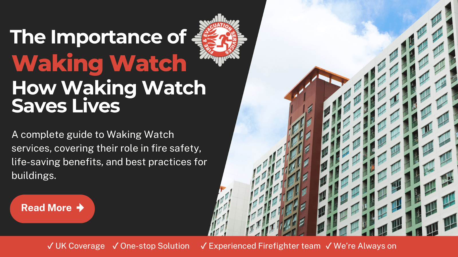 Original infographic of The Importance of Waking Watch How Waking Watch Saves Lives.