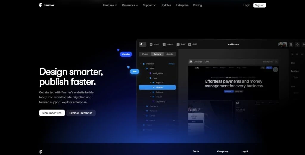web design for tech