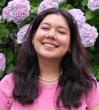 Smiling woman with a warm expressive face