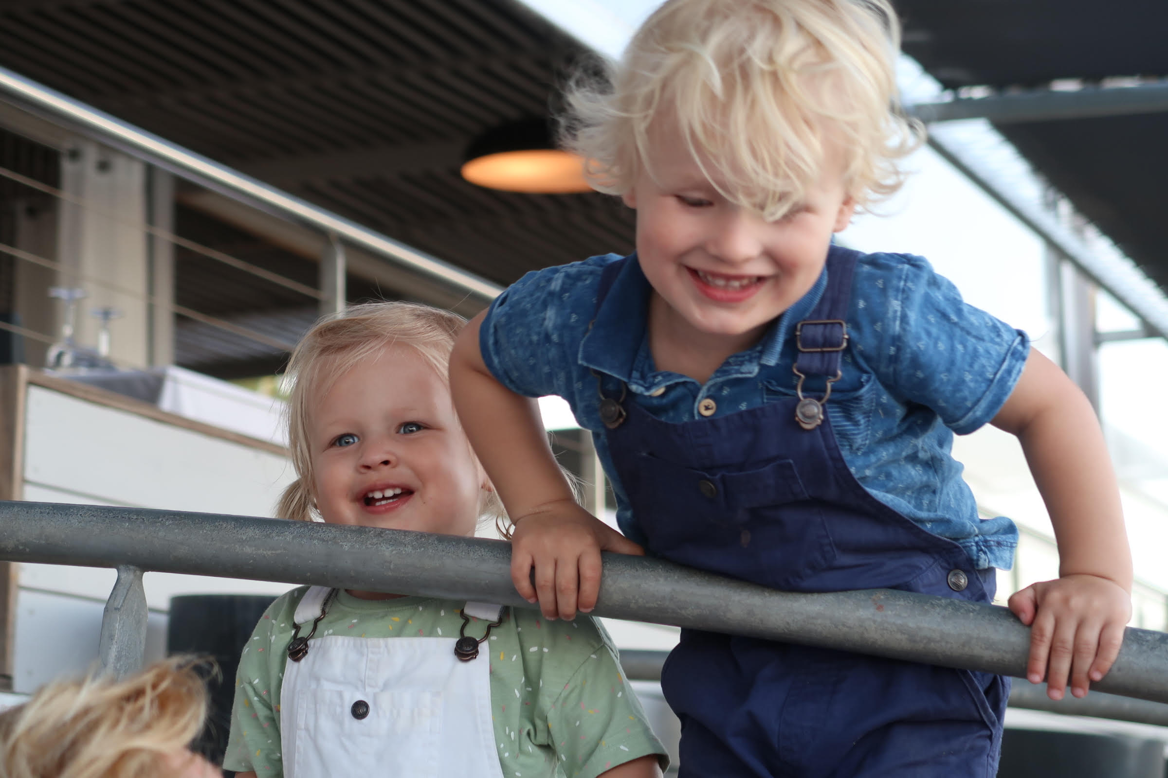 Son Jan together with daugther Josephine