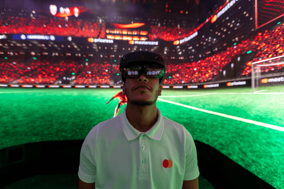Mastercard at Dubai Expo Earth film frame