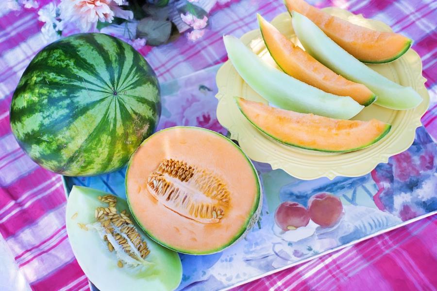 Frutta estiva: anguria e melone