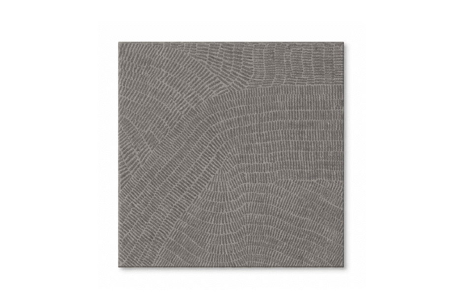Ranoma stone tile with fine textured organic pattern in grey finish for modern flooring and wall applications