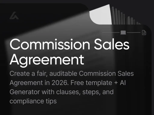 Commission Sales Agreement