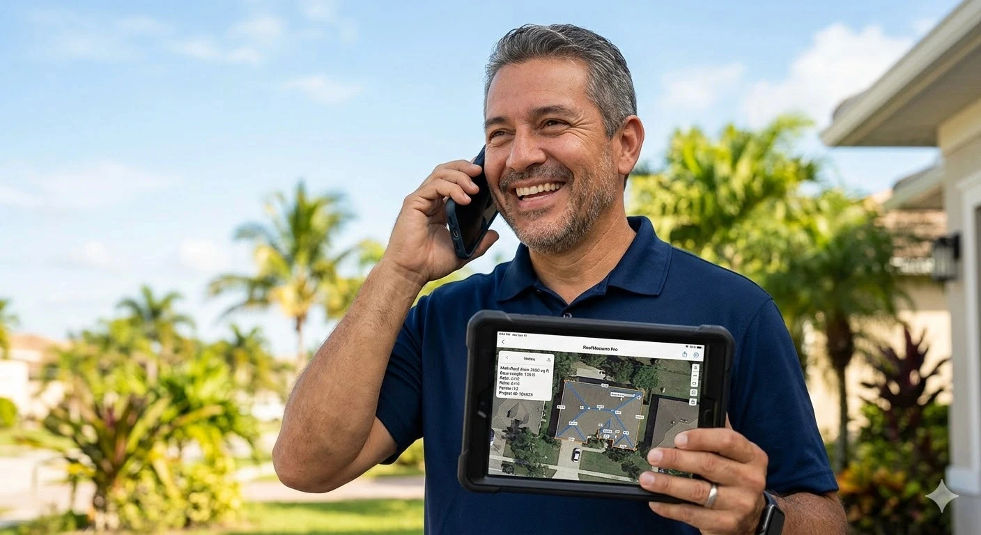 Roofing Network provides free roof quotes in 15 minutes using aerial measurement technology