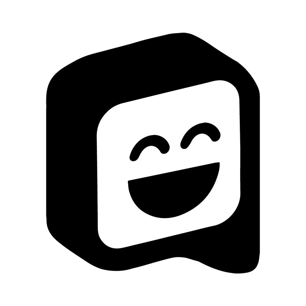 Black curved shape with a dark gray vertical shape to the right. White space on the right, providing contrast.