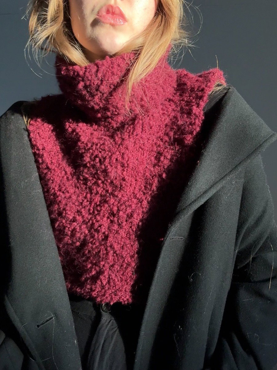 Teddy Neck knitting pattern by Garn og Slikt