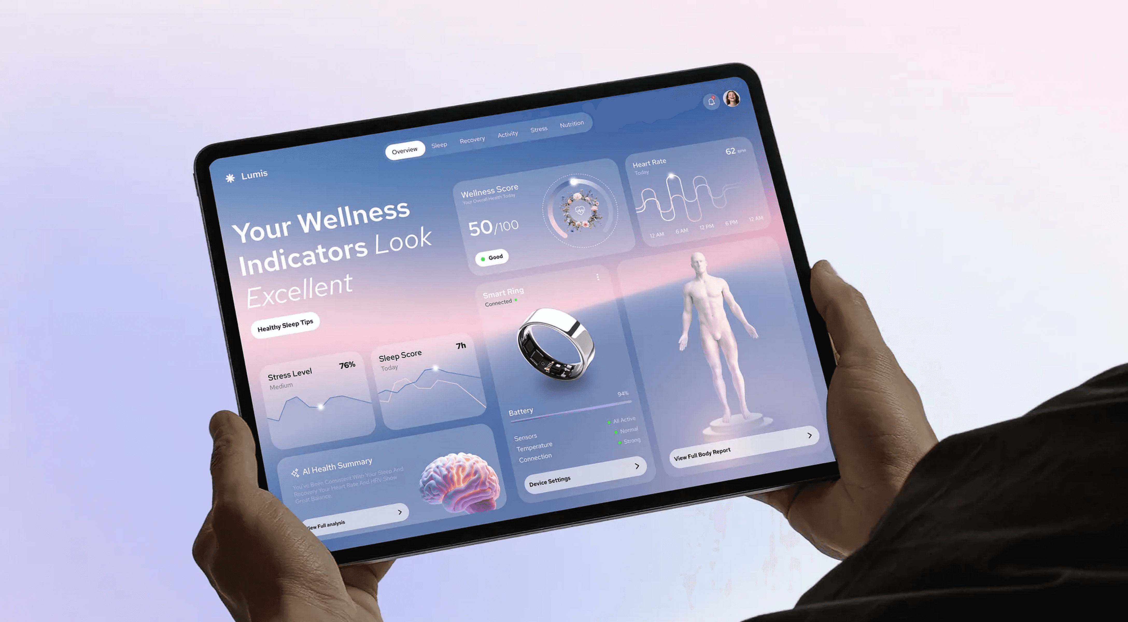 Product UI/UX audit report interface
