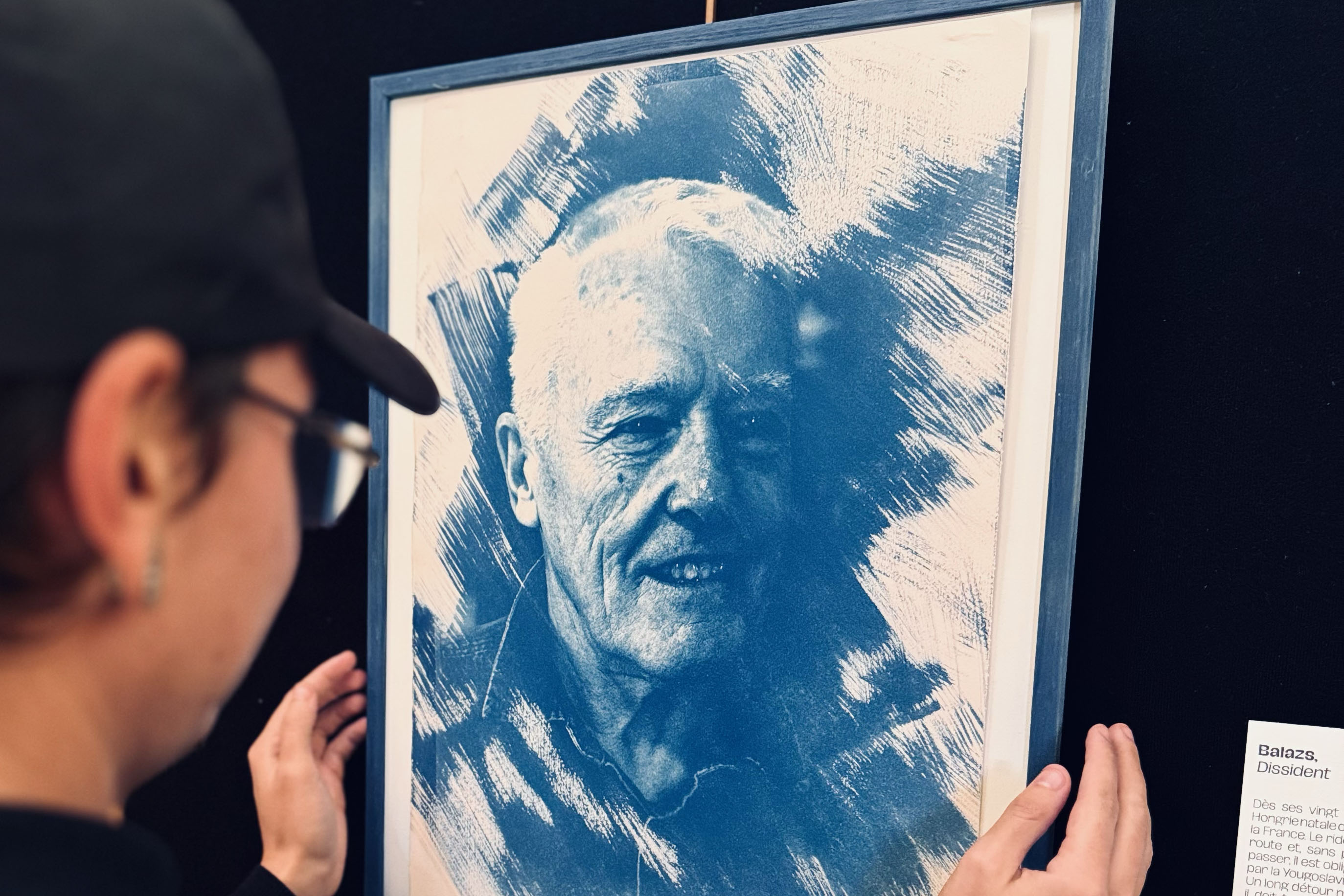 potrait cyanotype