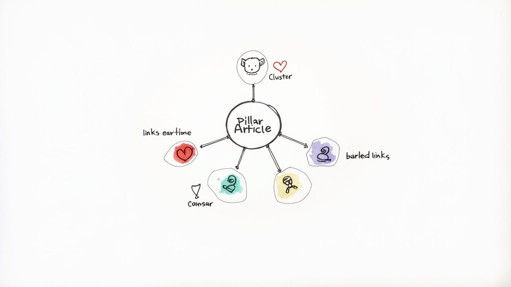 A person working on a laptop with charts and graphs in the background, representing SEO analysis