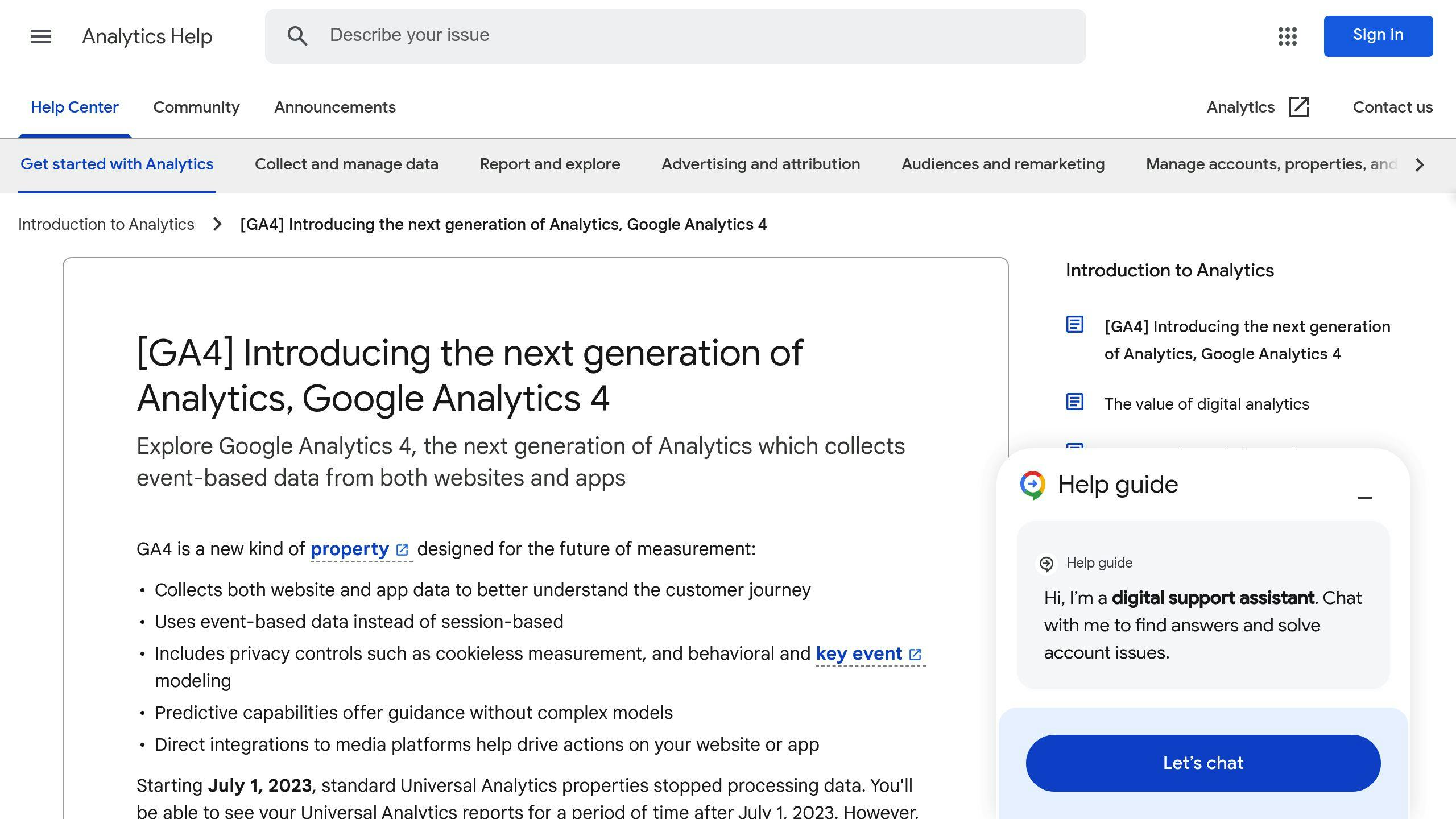 Google Analytics 4